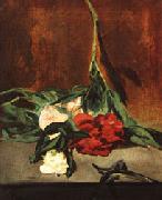 Edouard Manet Peony Stem and Shears oil painting reproduction